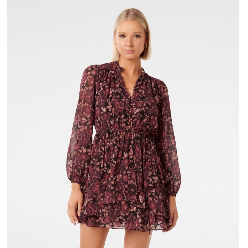 Ever New Melbourne: Alissa Ruffle Mini Dress (NWT) - Picture 2 of 7
